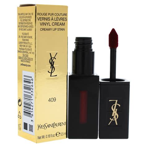 vinyl cream lip stain yves saint laurent 409|ysl glossy lip stain.